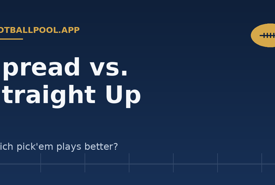 Against the Spread vs. Straight Up: Which Pick'em Is Better? — footballpool.app