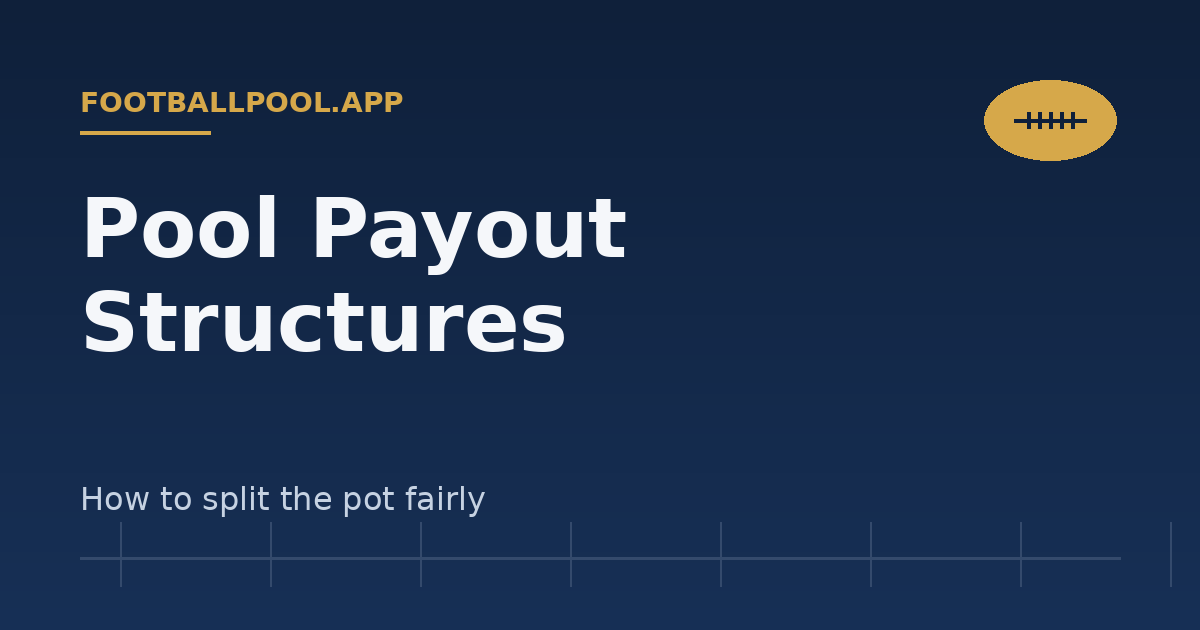 Football Pool Payout Structures: How to Split the Pot — footballpool.app