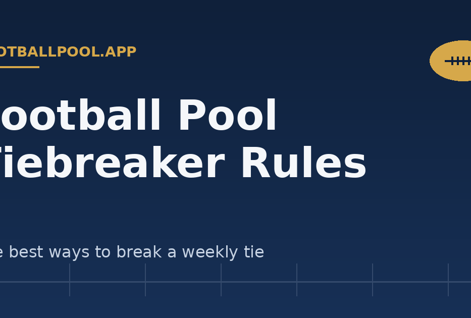 The Best Tiebreaker Rules for Football Pools — footballpool.app