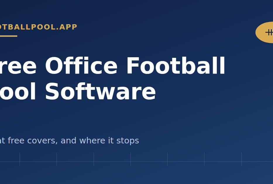 free office football pool software