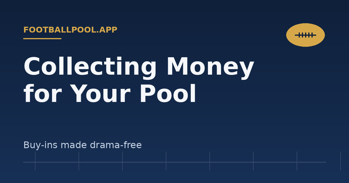 How to Collect Money for Your Office Football Pool — footballpool.app