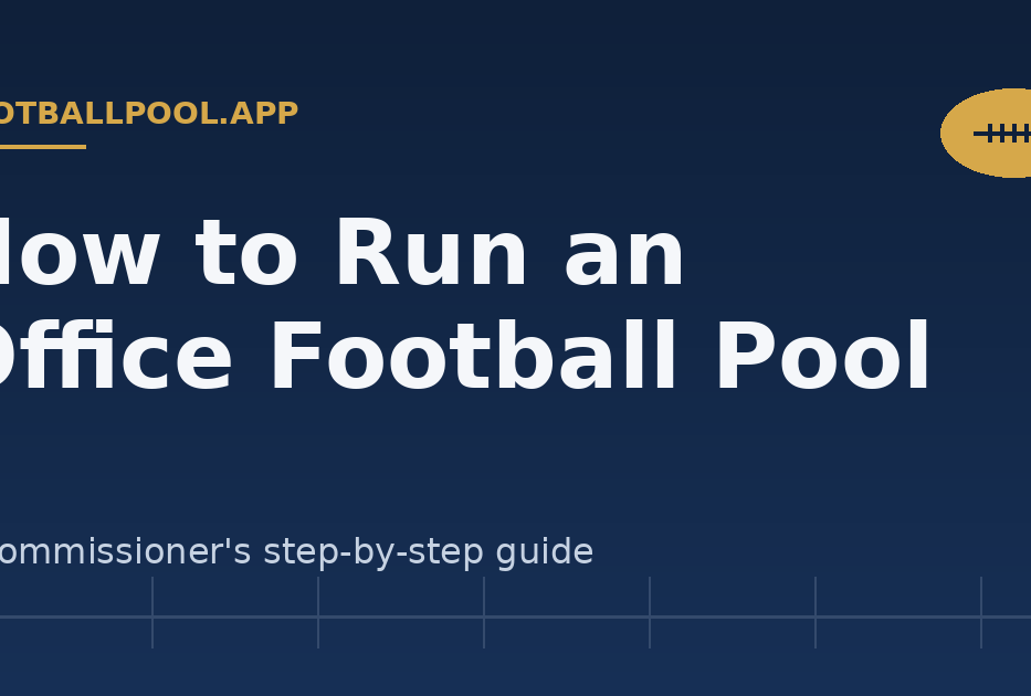 How to Run an Office Football Pool (Step-by-Step) — footballpool.app