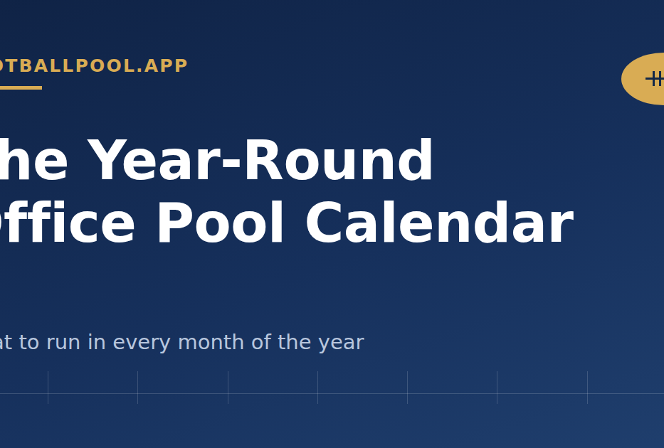 year round office pool calendar